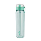 MILTON Aston 700 BPA & BPS-Free Water Bottle 700 ml| Food-Grade Plastic | One-Click Open | Leak-Proof | Sip & Gulp Lid I Ideal for Office, School, College, Gym, Turquoise Blue