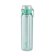 MILTON Aston 700 BPA & BPS-Free Water Bottle 700 ml| Food-Grade Plastic | One-Click Open | Leak-Proof | Sip & Gulp Lid I Ideal for Office, School, College, Gym, Turquoise Blue