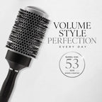VEGA PROFESSIONAL Ceramix Shine Blow Dry Round Hair Brush 53mm | Hair Styling & Blow Dry Brush for Men & Women | Smooth Ceramic Bristles for Salon & Home Use | Anti-Static Hair Brush (VPPHB-04)