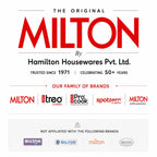 Milton Appliances Go Electric Kettle 1.8 Litre I 3X Protection - Dry Boil, Auto Shut Off, Overheat I 1350 Watt I Super Fast Boiling I Stainless Steel I 360° Power Base I 1 Year Warranty