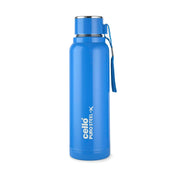 Cello Puro Steel-X Benz 600 Inner Steel Insulated Water Bottle 500 ml, Blue | ISI Certified | BPA Free, Leakproof | Sturdy & Durable | Ideal for Office, College, Gym, Cycling, Camping & Outdoor Sports