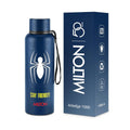 Milton Artedge 1000 Thermosteel ISI Certified Water Bottle, 1000 ml Stainless Steel, 24 Hr Hot and Cold I Leak Proof, Vacuum Insulation, for Office, School, Gym, Dark Blue Spider MAN