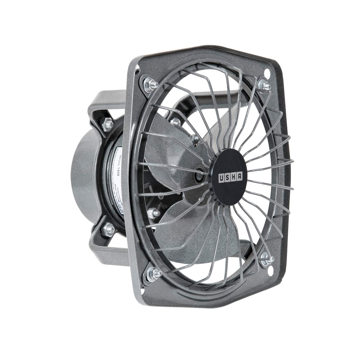Usha Aeroclean Pro 150mm (6-Inch) Exhaust Fan for Kitchen | High Speed 100% Copper Motor | Goodbye Oil & Dust Coating |Scratch and Stain Resistant| Easy to Clean | 2-Year Warranty | Metallic Grey