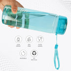 MILTON Hector 1000 Water Bottle, 1 Litre, Reusable Plastic Fridge Bottle, BPA Free and Leak Proof Bottle for Travel, Work, Pack of 1, Blue