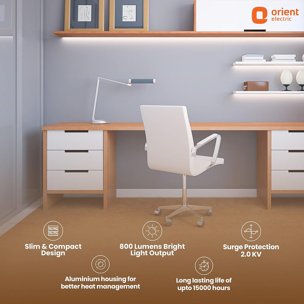 Orient Electric Deco Cabinet Light 10W, Small Batten, 6500K (Pack of 1)