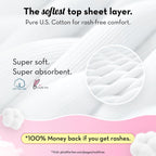 Plush Ultra-Thin Sanitary Napkins for Women 28 Pcs (Pack of 3)| B2G1 Supersaver Combo of 84 Pads | 48 XL, 36 XXL Rash-Free Pads & 12 Pantyliner