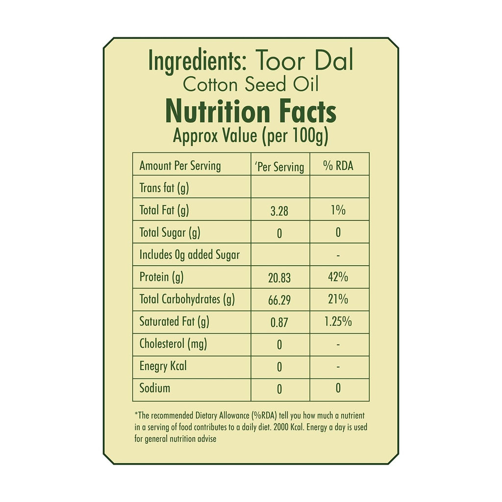 Angur Oily Toor Dal 1Kg