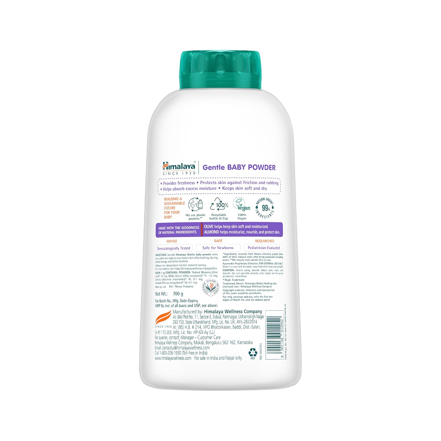 Himalaya Gentle Baby Powder 700g