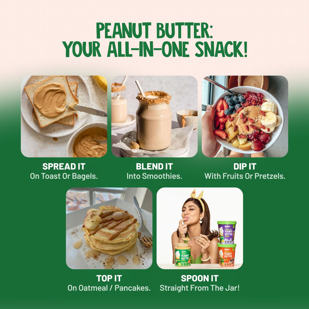 ALPINO Natural Peanut Butter Crunch Unsweetened 800g (Pack of 2)