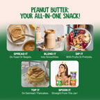 ALPINO Natural Peanut Butter Crunch Unsweetened 800g (Pack of 2)