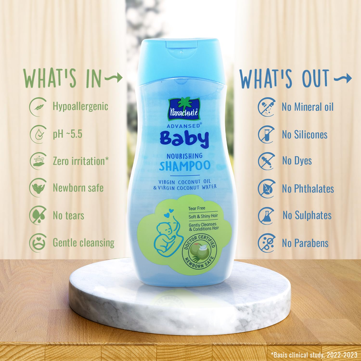 Parachute Advansed Baby Shampoo for Kids,410ml