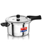 Prestige 5 Litre Triply Svachh Outerlid Pressure Cooker|Deep lid for spillage control|Gas & Induction Compatible|Triply body for even heating|Gasket Release System|5 Years warranty|ISI certified