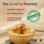 Sundrop Peanut Butter with Jaggery | Crunchy | 900 grams (Pack of 2)