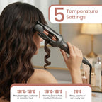 VGR Automatic Hair Curler for Women | Smart 2-Way Rotating Curling Iron | 32mm Ceramic Barrel