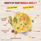 Tata Soulfull Masala Oats+ With Millets, Desi Veggie, 500g (Pack of 2)