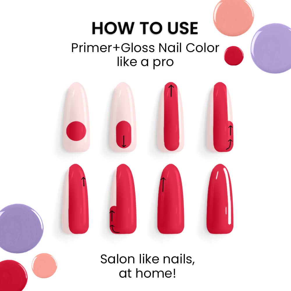 LAKMÉ 9 To 5 P+G Nail - Lush Lavender, 6 Ml, Glossy Finish
