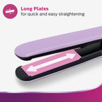Philips India's No.1 Hair Styling Brand Hair Straightener, Minimized Heat Damage,SilkProtect Care, Titanium Ceramic Plates,Smooth Shiny Straight Hair, 2 Temperature Settings,For Indian Hair,BHS393