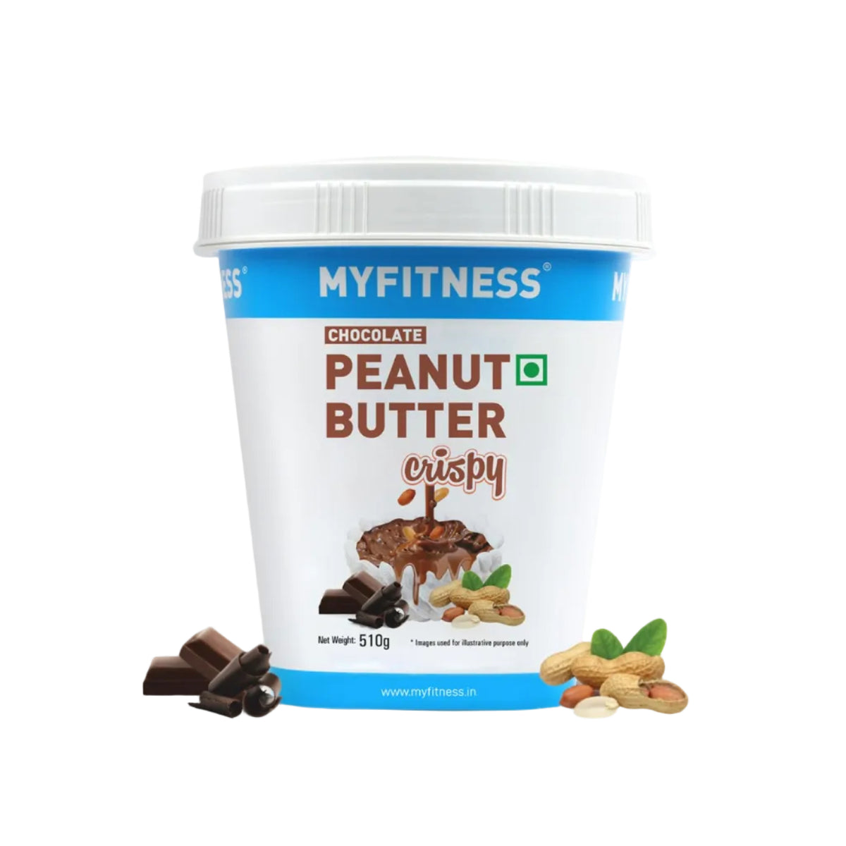 MYFITNESS Peanut Butter Chocolate Spread Crispy 510g