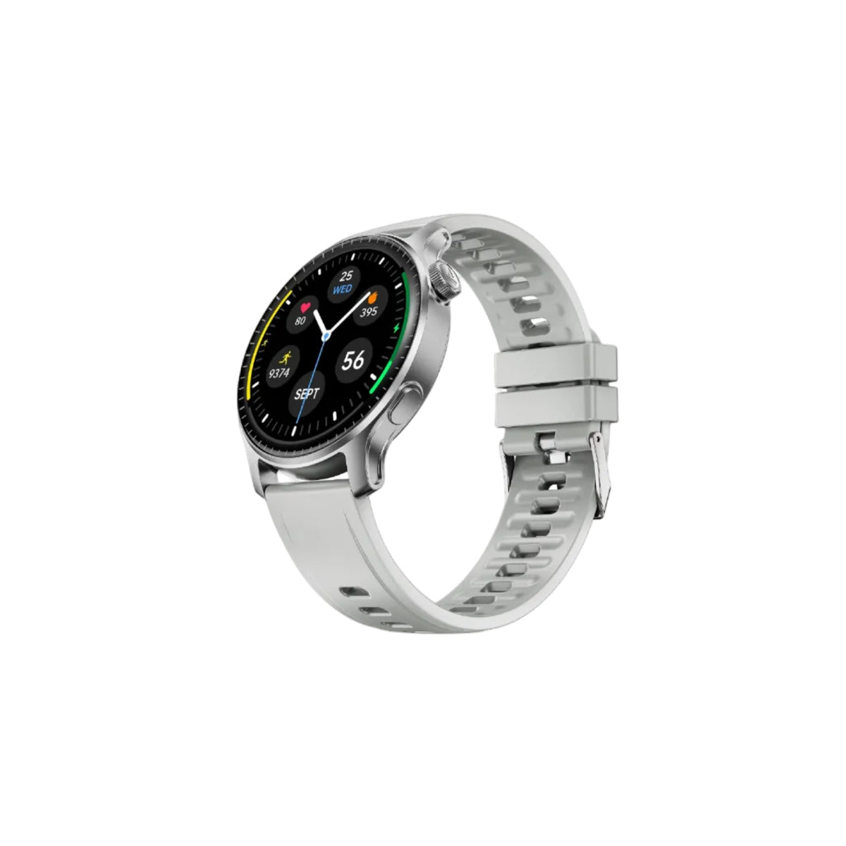 boAt Ultima Prime smartwatch with 1.43” AMOLED Display, AOD, Personalized Fitness Nudges, Functional Crown,100+ Sports Modes, Create Your Own Watchface, smartwatch for man and Woman (Silver Mist)
