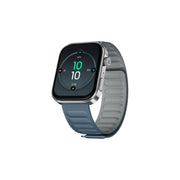boAt Chrome Endeavour, Premium Metal Body, 1.96”(4.97cm) AMOLED Display,AI Coach Health Insights,Advanced S1 Processor,HRV,VO2 Max,Auto Watchface Refresh, Smart Watch for Men & Women (Magnetic Blue)