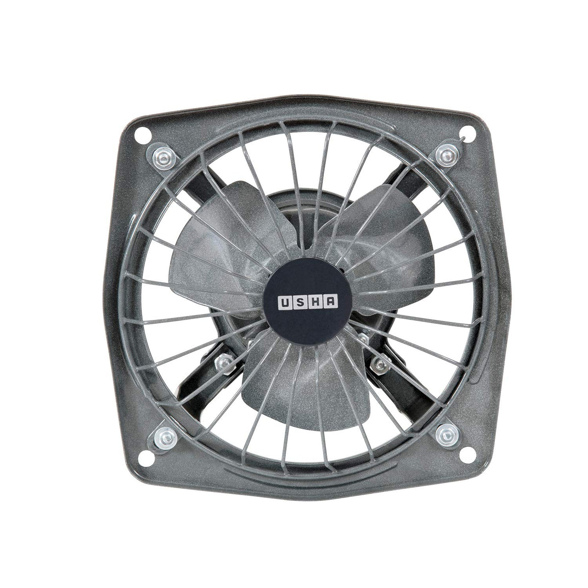 Usha Aeroclean Pro 150mm (6-Inch) Exhaust Fan for Kitchen | High Speed 100% Copper Motor | Goodbye Oil & Dust Coating |Scratch and Stain Resistant| Easy to Clean | 2-Year Warranty | Metallic Grey