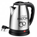 Milton Appliances Go Electric Kettle 1.8 Litre I 3X Protection - Dry Boil, Auto Shut Off, Overheat I 1350 Watt I Super Fast Boiling I Stainless Steel I 360° Power Base I 1 Year Warranty