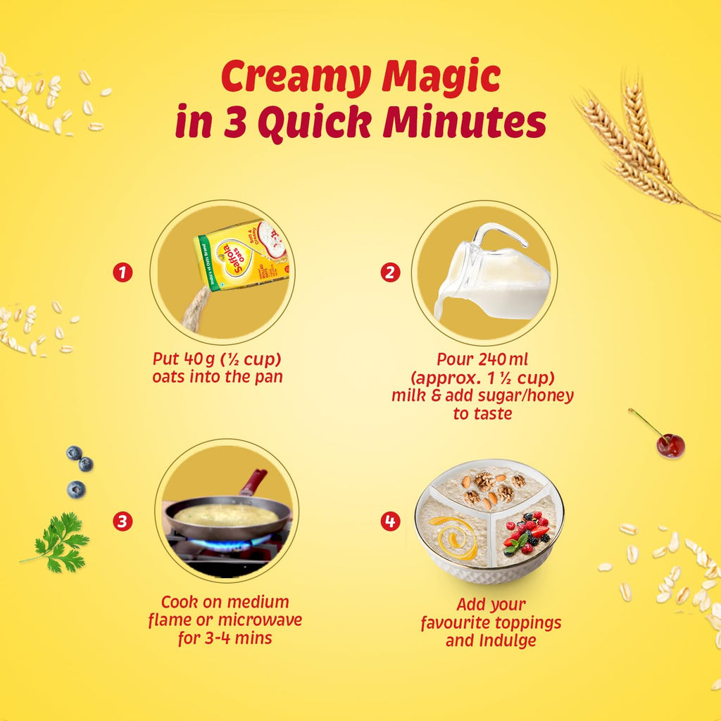 Saffola Oats soft & creamy, 1kg