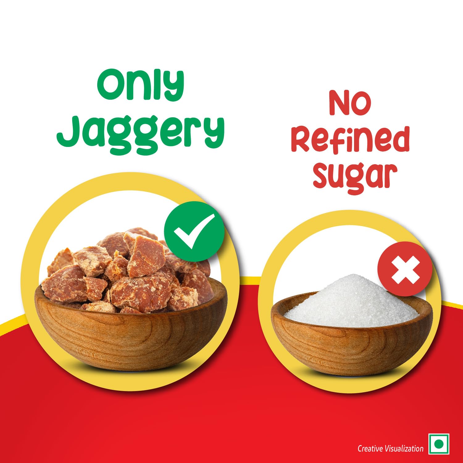 Saffola Peanut Butter with Jaggery, Crunchy 350 gm