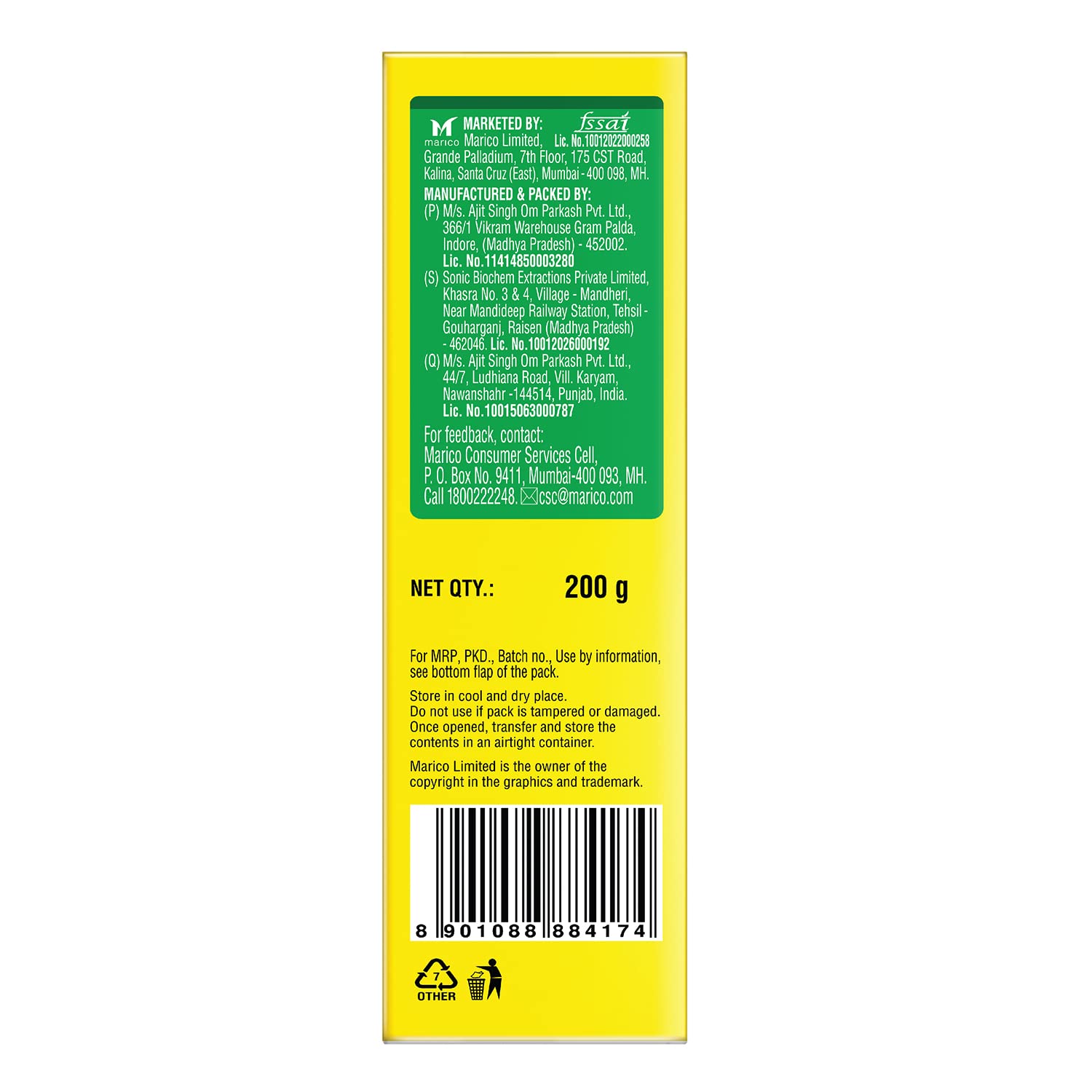 Saffola Soya Mini Chunks, Tender & Juicy, 53% Protein, 200 Gram