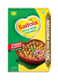 Saffola Soya Mini Chunks, Tender & Juicy, 53% Protein, 200 Gram