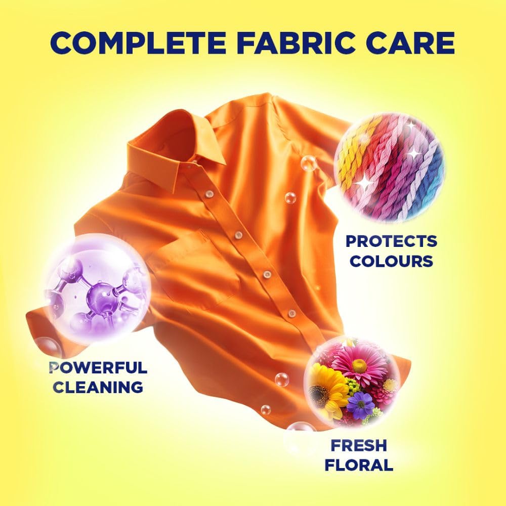 SUNLIGHT Matic Liquid Detergent with Colour Shield for Bright & Colorful Clothes