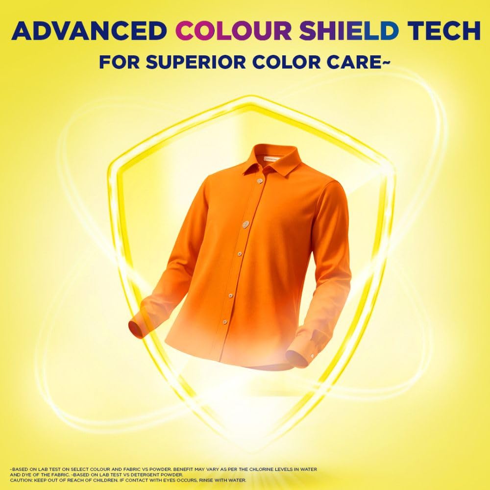 SUNLIGHT Matic Liquid Detergent with Colour Shield for Bright & Colorful Clothes