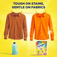 SUNLIGHT Matic Liquid Detergent with Colour Shield for Bright & Colorful Clothes