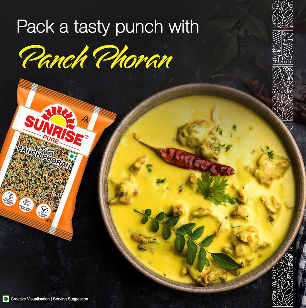Sunrise Pure Panch Foron Whole Spice Pouch, 50 g