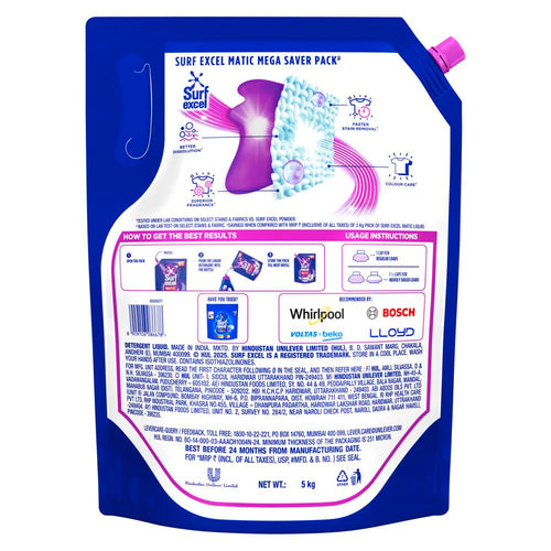 Surf Excel Matic Front Load Liquid Detergent