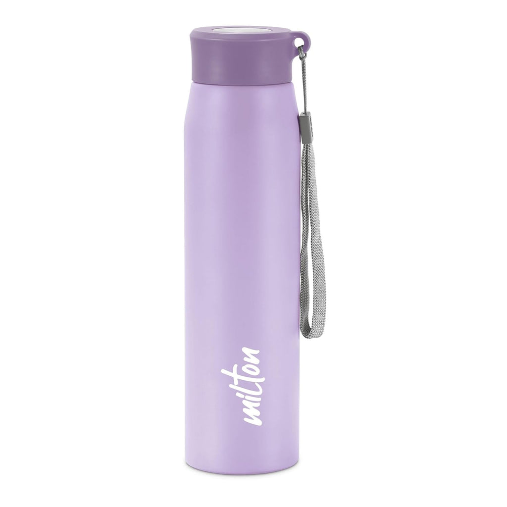 MILTON Handy 850 Stainless Steel Sipper Water Bottle 780 ml, Single Walled, ISI Certified I Leak Proof Lid, Rust Proof I For School, Office, Gym I Purple