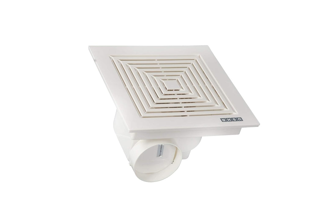 Usha Crisp Air Premia CV 260mm (10-Inch) Ceiling-Mounted Exhaust Fan for Kitchen/Bathroom | 100% Copper Motor | Rust-Proof Body & Blades | Low Noise | Easy to Install | 2-Year Warranty | White