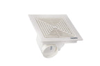Usha Crisp Air Premia CV 260mm (10-Inch) Ceiling-Mounted Exhaust Fan for Kitchen/Bathroom | 100% Copper Motor | Rust-Proof Body & Blades | Low Noise | Easy to Install | 2-Year Warranty | White
