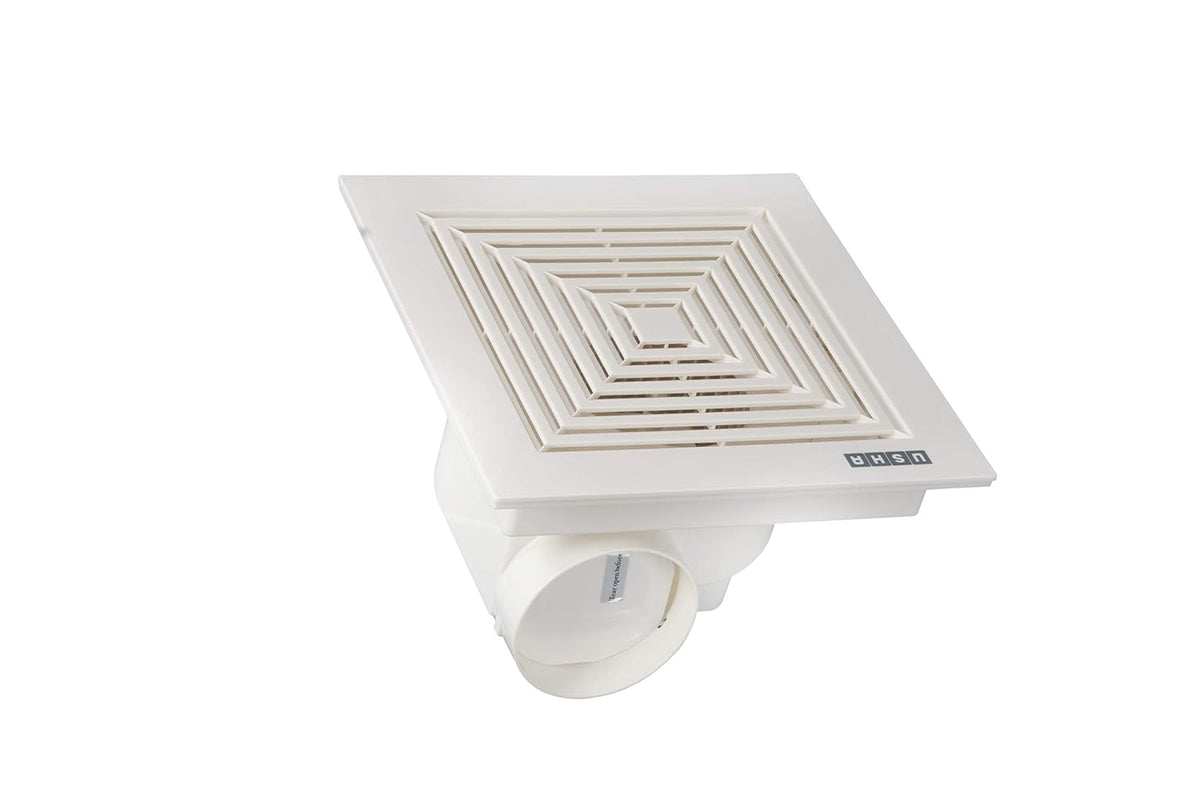 Usha Crisp Air Premia CV 260mm (10-Inch) Ceiling-Mounted Exhaust Fan for Kitchen/Bathroom | 100% Copper Motor | Rust-Proof Body & Blades | Low Noise | Easy to Install | 2-Year Warranty | White