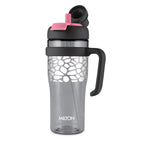MILTON Champion 1250 2-in-1 Sip or Gulp Lid Tumbler 1.21L | Tritan Plastic Water Bottle with Handle | Leak-Proof, BPA-Free | Perfect for School, Gym, Office, Travel Bottle for Men and Women, Black