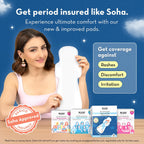 Plush Ultra-Thin 20 XXXL All Night Sanitary Pads For Women (410mm)| Super Absorbent, Heavy Flow & Rash Free | Pure U.S. Cotton Sanitary Napkins With Free Disposable Pouch | Toxin & Fragrance-free