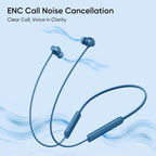 realme Buds Wireless 5 Lite in Ear Bluetooth Neckband with 12.4 mm Dynamic Bass Boost Driver,Upto 35 Hours Playback,45ms Low Latency,IP55 Dust & Water Resistant, Bluetooth V5.4 (Void Black)