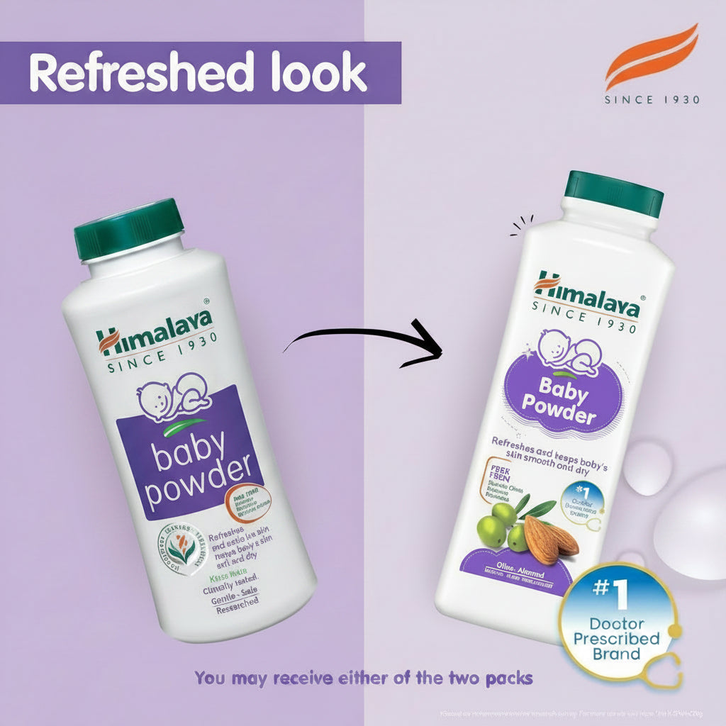 Himalaya Baby Powder 400 Gm (Pack of 2)