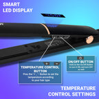 VGR V-515 Professional Hair Straightener with 7 Temperature settings & Uniform Heat Technology (Black)