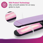 Philips Bhs393/40 Straightener With Silkprotect Technology. Straighten, Curl, Suitable For All Hair Types, Lavender & Hp8100/60 Hair Dryer (Blue) - 1000 Watts