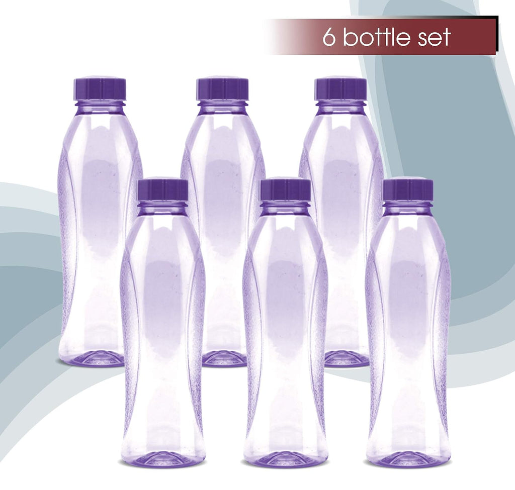 MILTON 1000 Pet Bottle (1 L, Purple) -Set of 6