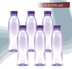 MILTON 1000 Pet Bottle (1 L, Purple) -Set of 6