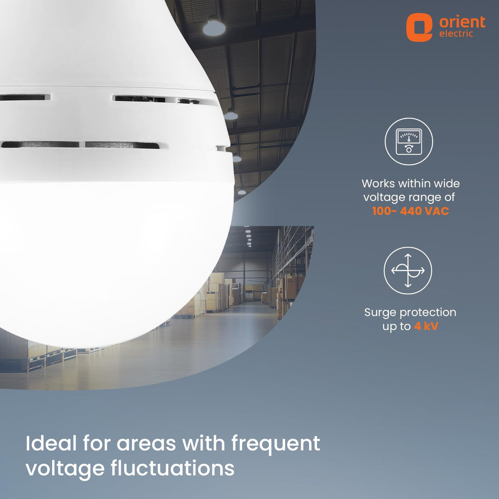 Orient Electric 25 W Emergency Inverter Rechargeable LED Bulb | Cool Day Light (6500K) | Energy Efficient | 4 Hour Battery Backup | Pack of 1