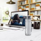 MILTON Hector 1000 Water Bottle, 1 Litre, Reusable Plastic Fridge Bottle, BPA Free and Leak Proof Bottles for Travel, Work, Pack of 1, Grey