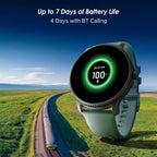 boAt Lunar Discovery – 2026 Edition w/ 1.39" (3.5 cm) HD Display, Bluetooth Calling, Emergency SOS, HR, SpO2 & Sleep Tracking Smart Watch for Men & Women (Mint Green)